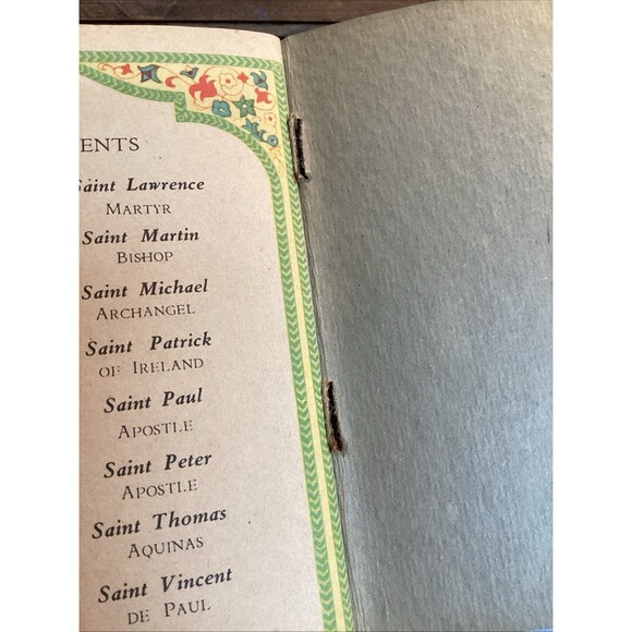 Miniature Stories Of The Saints Book Set One Three & Four 1940s Mini Paperback - Picture 11 of 16